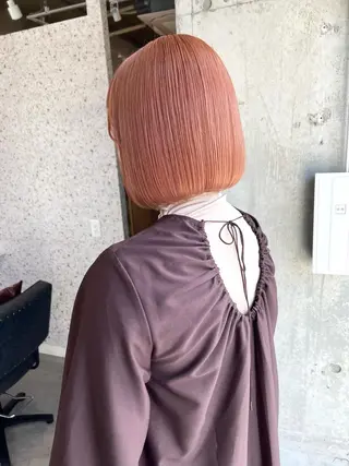 ショート カラー lani ブリーチ /ダブルカラーのヘアスタイル