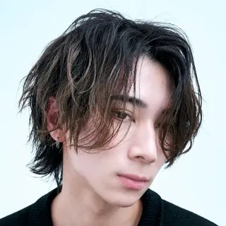 パーマ メンズ 【メンズ特化⚡️】 曲がる矯正/千原涼麻のヘアスタイル