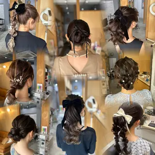 ミディアム miloc MOMOKAのヘアスタイル