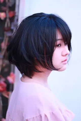 ショート カラー 髪質改善・縮毛矯正/ 下村陽平のヘアスタイル