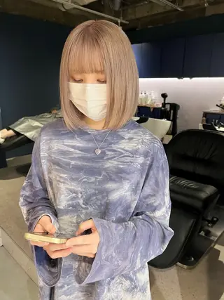 ショート 🌈ハイトーン/ボブ 🌈のヘアスタイル