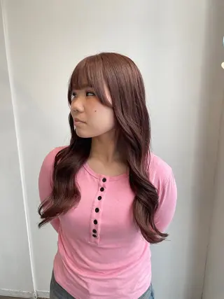 ロング カラー ナチュラルカラー 児玉優香のヘアスタイル