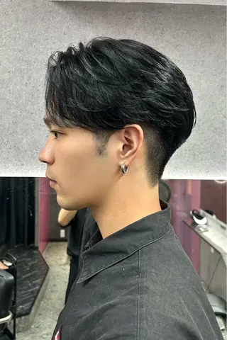 ショート カラー メンズ メンズスタイリスト 前田雄輝のヘアスタイル