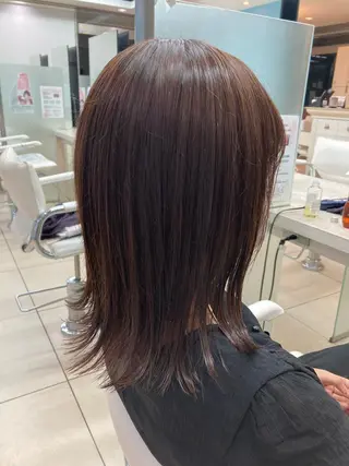 ミディアム カラー 🫧ダメージレス🫧 松下のヘアスタイル