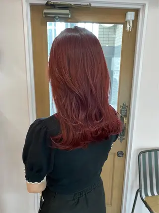 セミロング カラー ミルクティーベージュ /三村克彦のヘアスタイル