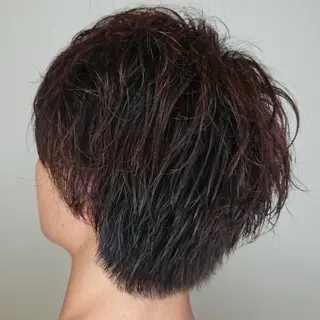 メンズ カラー パーマ ヘアアレンジ ブリーチ/ヘアケア/ 艶髪/イギチハルのヘアスタイル