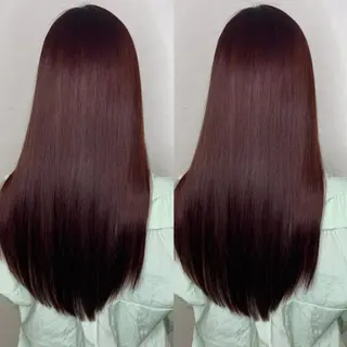 ロング カラー パーマ ヘアアレンジ メンズ オリーブカラー 特化　　kaiのヘアスタイル