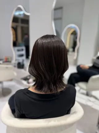 ロング カラー 名駅/大人韓国ヘア 艶カラー/Rihoのヘアスタイル