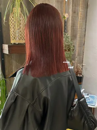 ミディアム カラー 暖色カラー/レイヤー 🌙 オノユリカのヘアスタイル