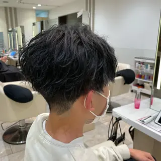パーマ メンズ 🌼丸みボブ🌼 ショート　柏木結太のヘアスタイル