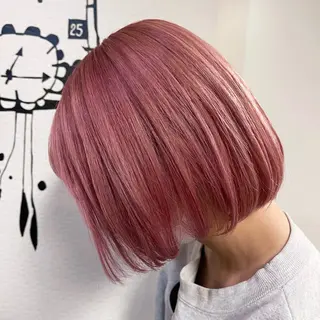 ミディアム カラー ｼﾉｻﾞｷ ｷﾅのヘアスタイル