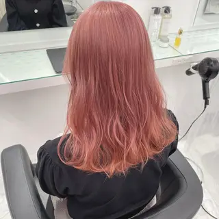 ロング カラー ウルフカットマスター みつきのヘアスタイル