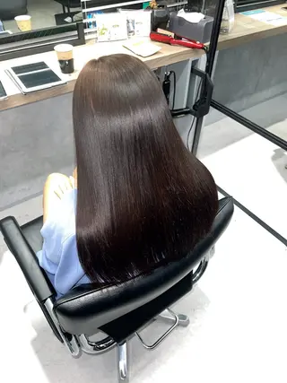 ロング カラー 大和市の白髪ぼかし 職人￤柳川拓哉のヘアスタイル
