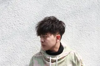 ミディアム パーマ メンズ メンズパーマ 赤司 泰樹のヘアスタイル