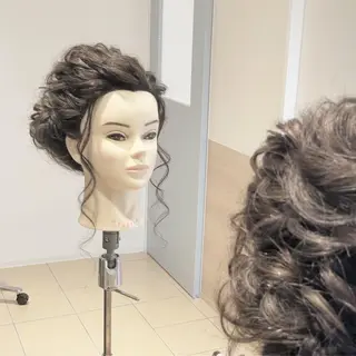 セミロング ヘアアレンジ 高橋 香澄のヘアスタイル