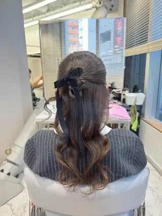 ロング ヘアアレンジ 韓国/アイドルヘア 🎀みづきのヘアスタイル