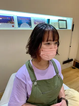 ミディアム カラー 全国1位🥇世界5位 小野田　礼花のヘアスタイル