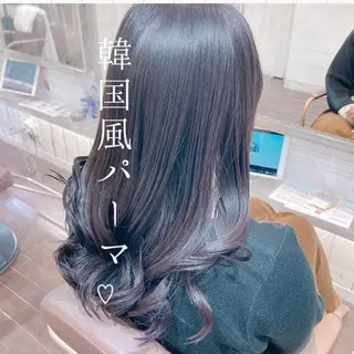 ロング パーマ 韓国カラーお任せ❤️ アサコサユリ🎀の眉毛・アイブロウイメージ