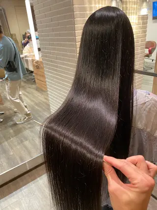 ロング AMI Hair  supply所属・髪質改善カラー韓国風 レイヤーtudaのヘアスタイル