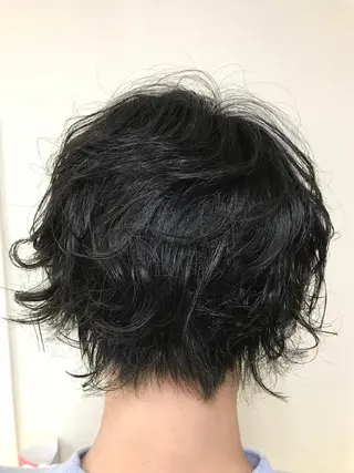 ショート パーマ 横田 尚登のヘアスタイル