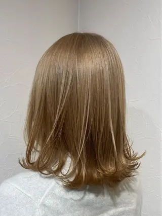 ミディアム カラー FUKUSHIMA 🔥のヘアスタイル