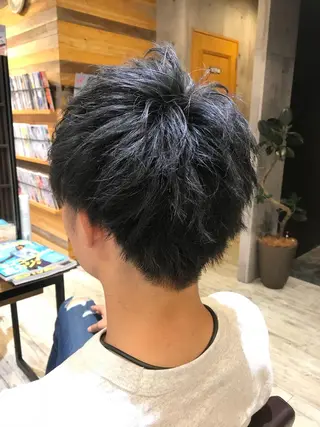 ショート カラー パーマ ヘアアレンジ メンズ キッズ ネイル マツエク・マツパ EnBlesS西宮 マンツーマン神道有基のヘアスタイル
