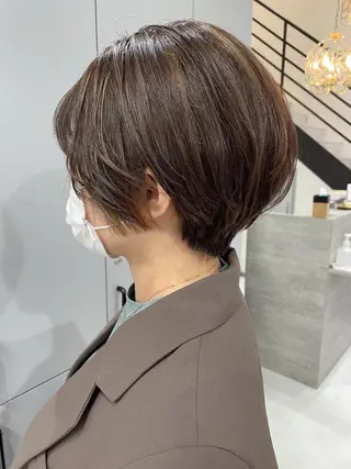 ショート カラー 狩野 羅夢のヘアスタイル