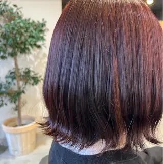 ショート カラー bh.maara デザイン／ハイトーンのヘアスタイル
