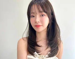 セミロング レイヤーカット🫧 ／髪質改善✨TOWAのヘアスタイル