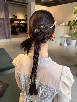 ヘアアレンジ 園田 朱理のヘアスタイル