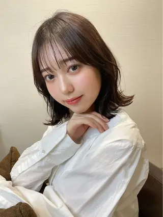 ミディアム 石田 優斗のヘアスタイル