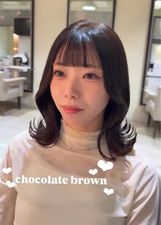 ミディアム カラー 梅田 / 艶髪カラー /wakanaのヘアスタイル