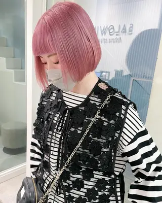 ショート カラー パーマ ヘアアレンジ 💖美髪矯正💖 辻未侑のヘアスタイル