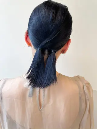 ミディアム カラー パーマ ヘアアレンジ 💖美髪矯正💖 辻未侑のヘアスタイル