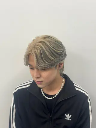 ショート カラー 渋谷のブリーチカラー シェフ🧑‍🍳蓮のヘアスタイル