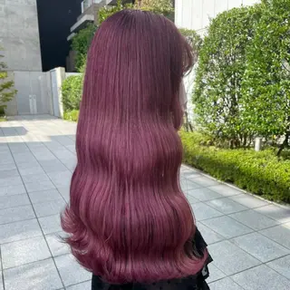 ロング カラー パーマ ヘアアレンジ メンズ キッズ ネイル マツエク・マツパ アイブロウ 歩くパワースポット 🦋KAHOのヘアスタイル