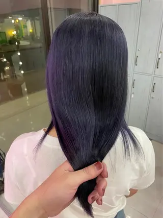 セミロング カラー 【毎朝セット3分】 メンズパーマ　真人のヘアスタイル