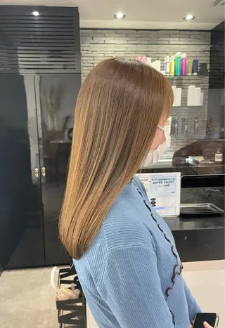 ロング カラー ボブ/透明感カラー 🌿栄🌿kouneのヘアスタイル