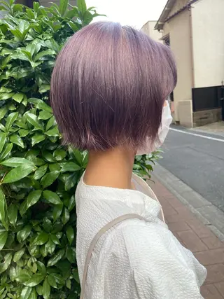 ショート カラー コマツリサ ROCCO eastのヘアスタイル