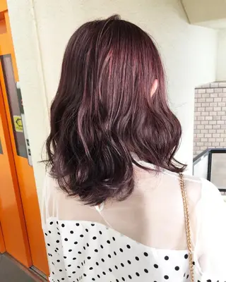 セミロング カラー 🌸髪質改善特化🌸 店長　ゆうやのヘアスタイル
