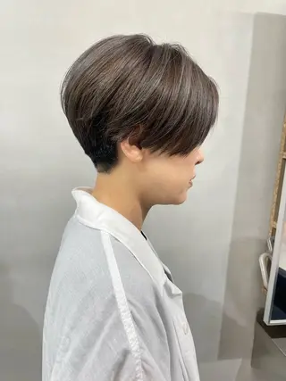 ショート 柏 ウルフ/レイヤー 田中佐和🐺のヘアスタイル
