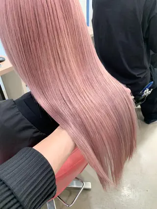 ロング 🍀ケアブリーチ カラー🍀坂井のヘアスタイル