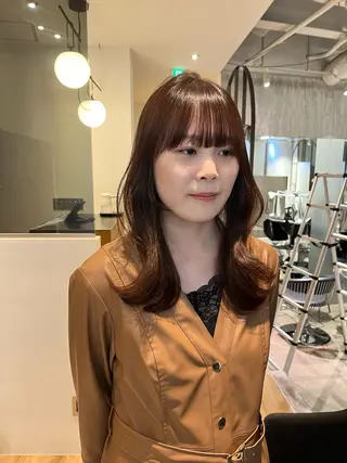 ロング 森山 葵のヘアスタイル