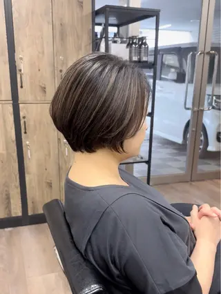 ショート カラー 🗻飯田誠也🗻 カットカラー得意のヘアスタイル