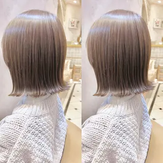 セミロング カラー MIKU /ボブ/外ハネボブのヘアスタイル
