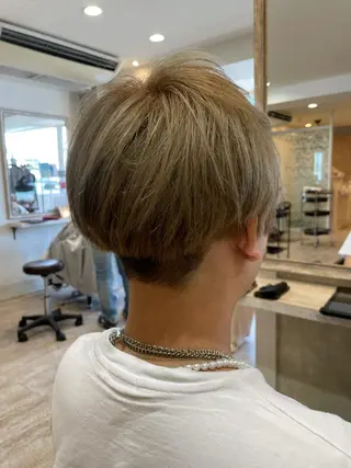 カラー メンズ 小顔/似合わせカット 杉山莉菜のヘアスタイル