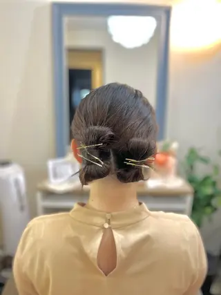 ヘアアレンジ 似合わせヘアメイク 💐オダギリチアキのヘアスタイル