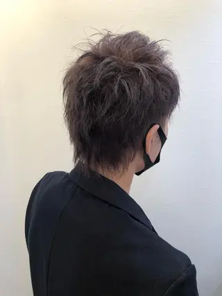 メンズ ツノガイ エリのヘアスタイル