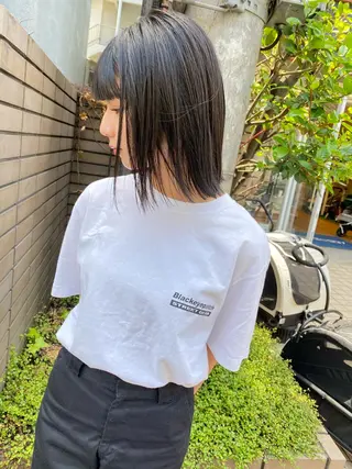 ミディアム Pia ツボイ ケイタのヘアスタイル