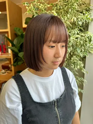 ショート ブリーチカラー/ わきたちえ🌻のヘアスタイル